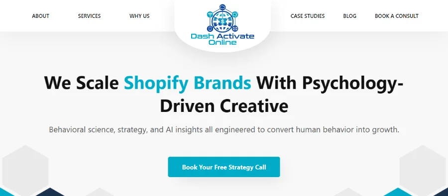 Client website (Meta ads agency)